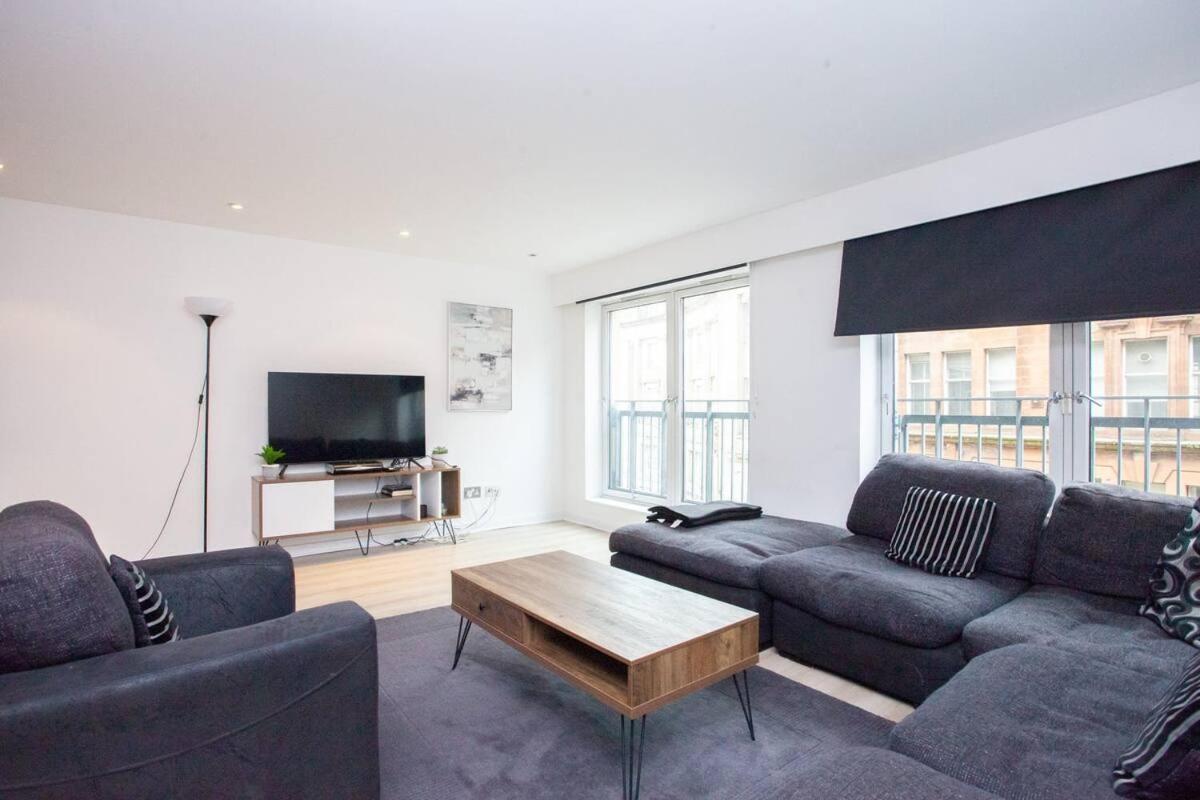 City Centre Apartment W Parking & Hyperoptic Wifi 글라스고 외부 사진