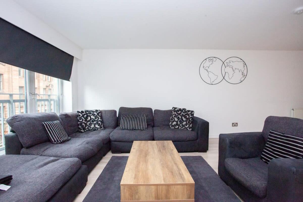 City Centre Apartment W Parking & Hyperoptic Wifi 글라스고 외부 사진
