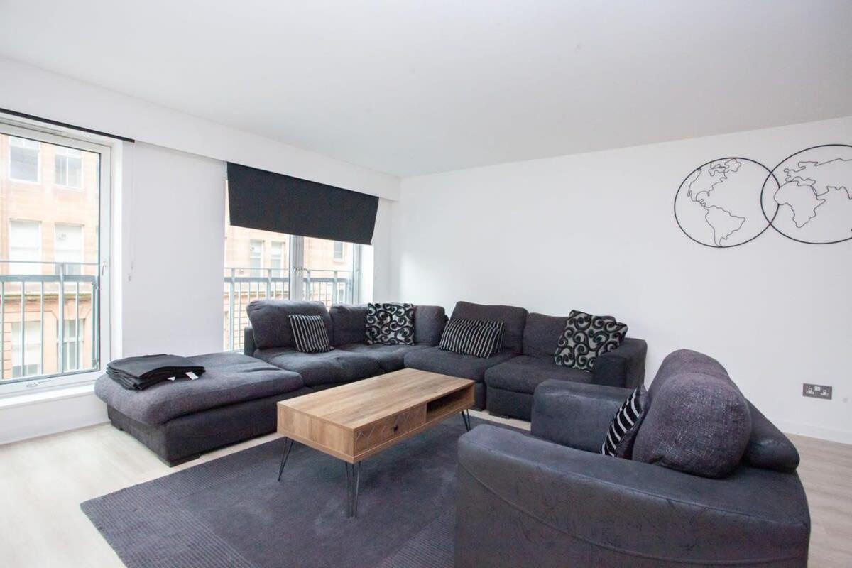 City Centre Apartment W Parking & Hyperoptic Wifi 글라스고 외부 사진